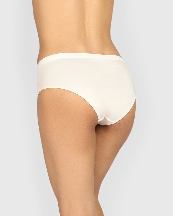 La Senza Ultrasoft Hipster Panties PEARLED IVORY / M