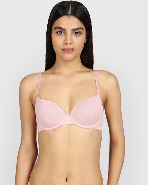 La Senza Remix Demi Lightly Lined Heather Bra ROYAL PINK HTR / 34B