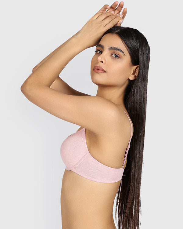 La Senza Remix Demi Lightly Lined Heather Bra ROYAL PINK HTR / 34B