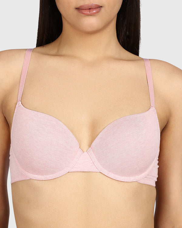 La Senza Remix Demi Lightly Lined Heather Bra ROYAL PINK HTR / 34B
