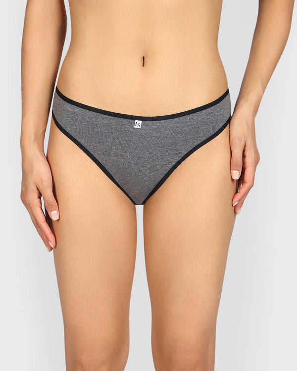 La Senza Remix Thong TUXEDO HTR / M