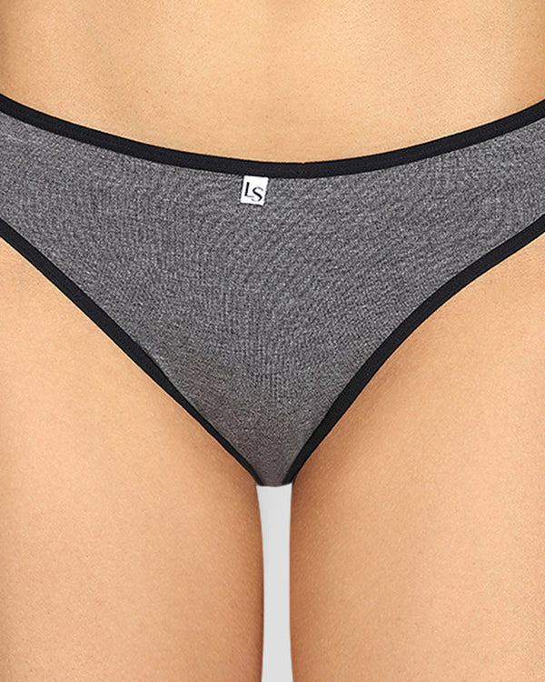 La Senza Remix Thong TUXEDO HTR / M