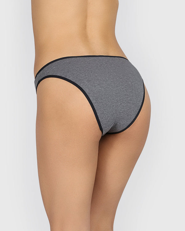 La Senza Remix Cheeky Panty TUXEDO HTR / M