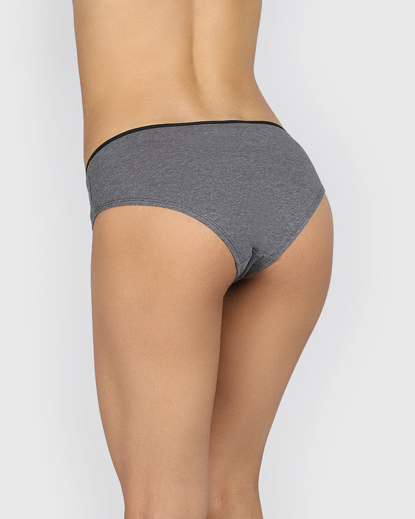 La Senza Remix Hipster Panty TUXEDO HTR / M