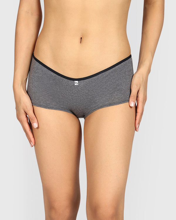 La Senza Remix Boyshort TUXEDO HTR / M