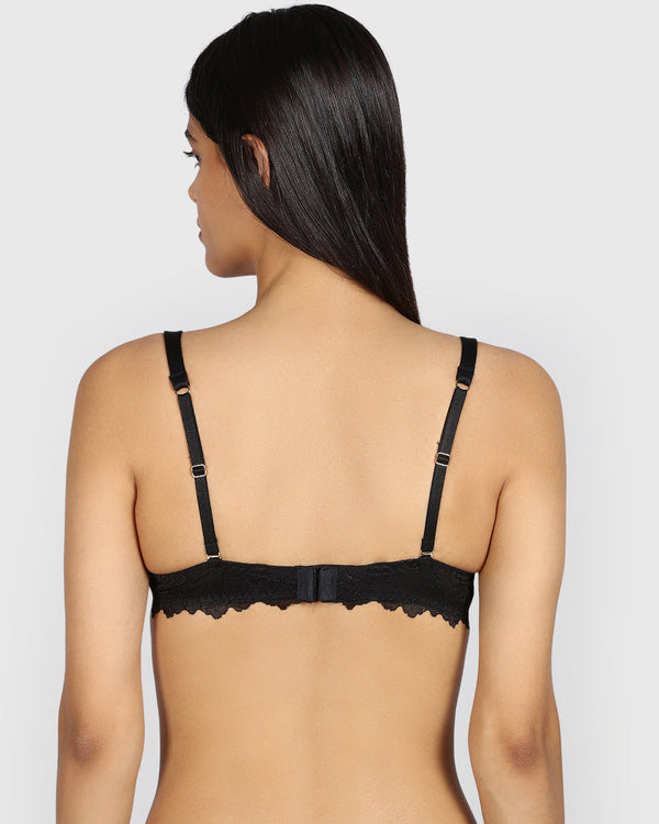 La Senza So Sexy Full Coverage Lightly Lined Bra TUXEDO BLACK / 34B