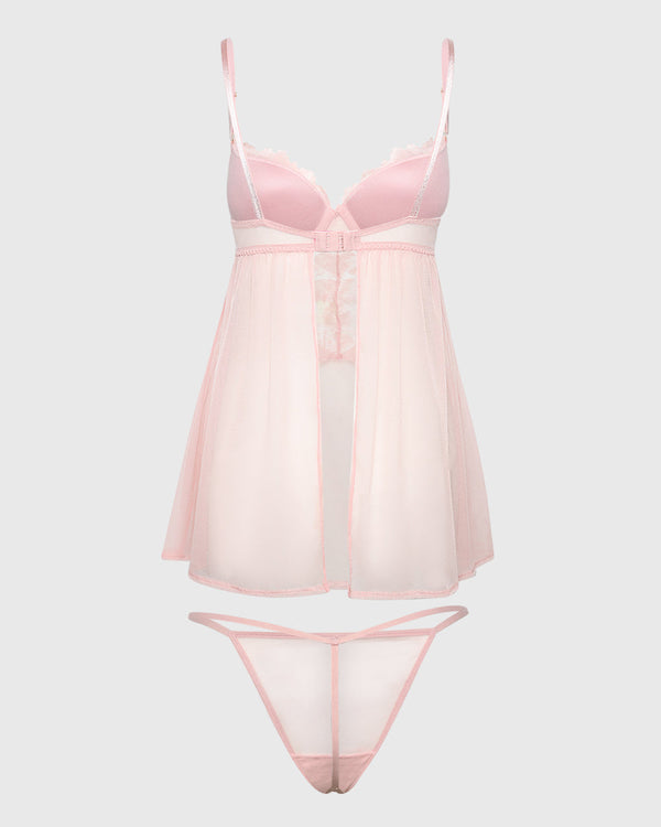 La Senza Sexy Sleep Cupped Mesh Babydoll