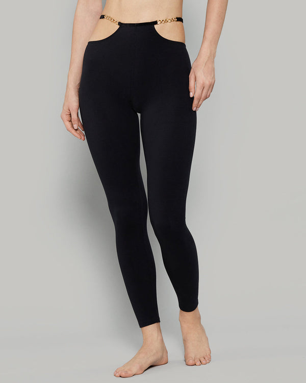 ISLA & EVIE SEXY BLACK LEGGING BLACK / S