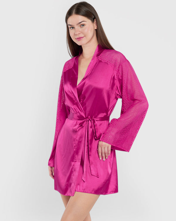 Isla & Evie Sleep Unlined Short Robe