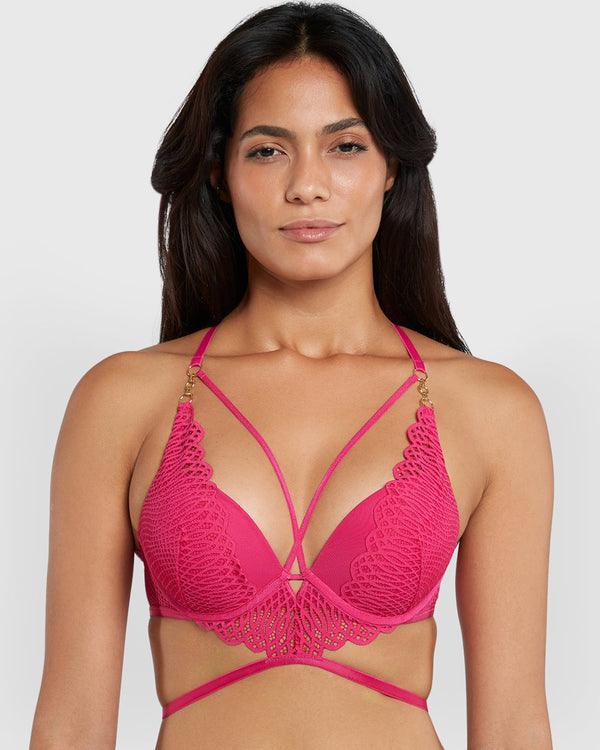 Isla & Evie Hello Sugar Double Pushup Plunge Bra
