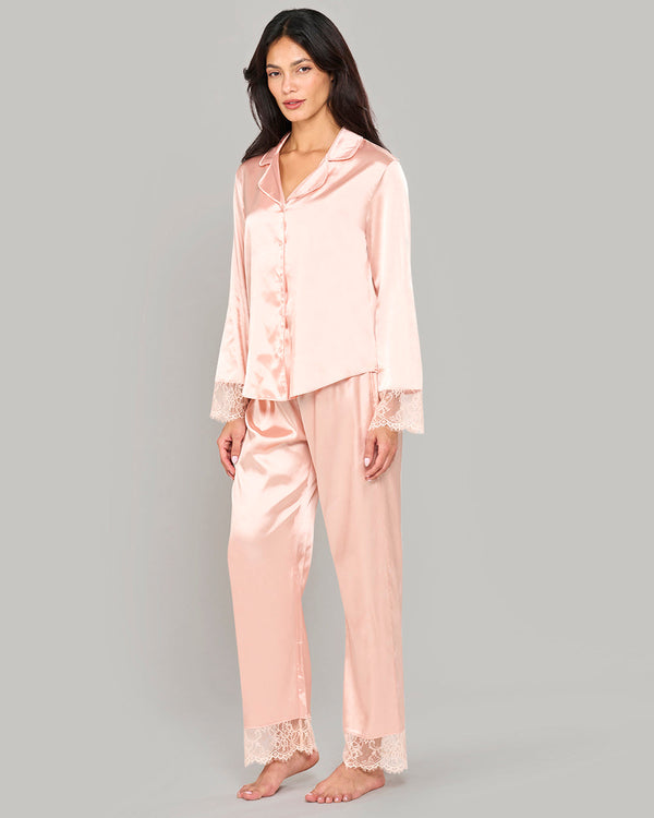 ISLA & EVIE PAJAMA SET S / Pink