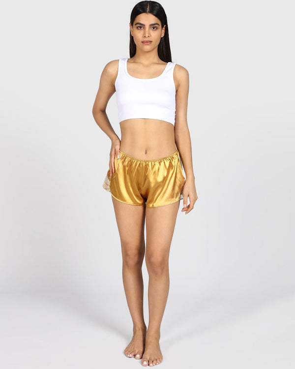 Isla & Evie Sexy Sleep Satin Sleep Shorts