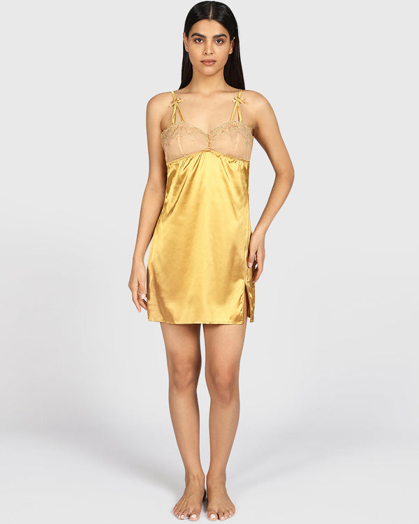 Isla & Evie Sexy Sleep Satin Slip