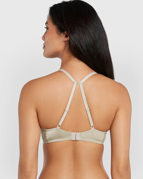 Isla & Evie Obvious Lightly Lined Full Coverage Bra Green / 34B