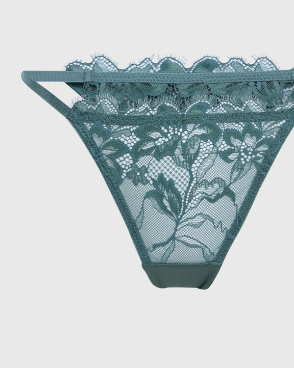 Isla & Evie Sexy Bikini Panty Green / S