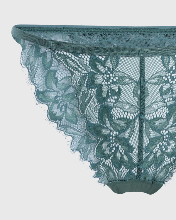 Isla & Evie Sexy Bikini Panty Green / S