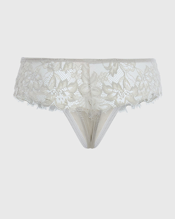 Isla & Evie Sexy Thong Panty Green / S