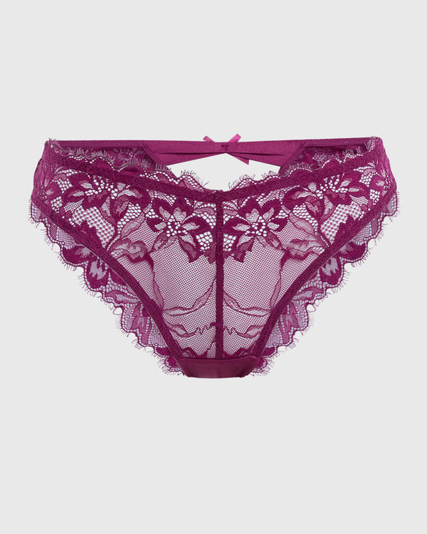 Isla & Evie Sexy Bikini Panty Purple / S