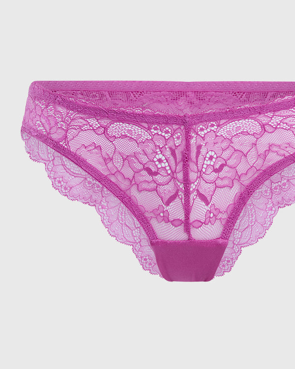 Isla & Evie Sexy Cheeky Panty Purple / S