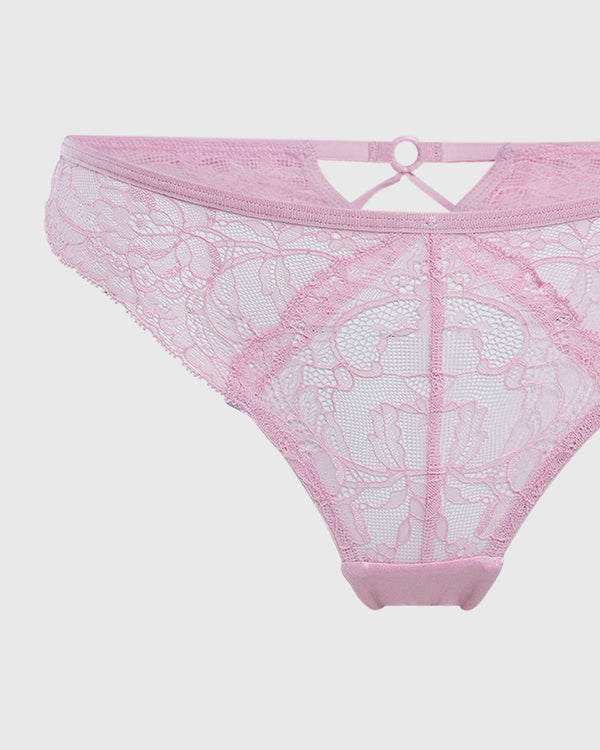 Isla & Evie Sexy Cheeky Panty Pink / S