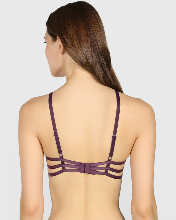 Isla & Evie Obvious Double Pushup Plunge Bra HORTENSIA / 34B