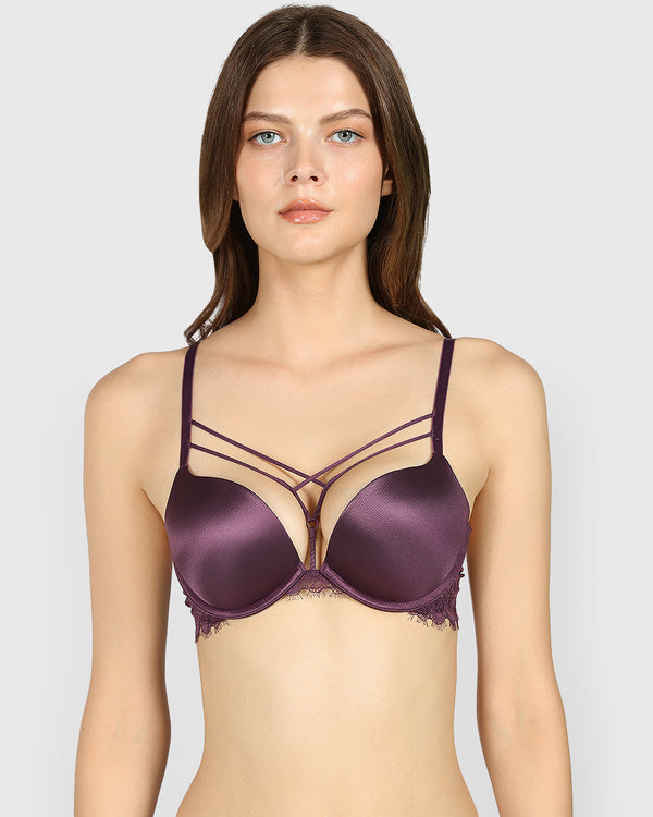Isla & Evie Obvious Gel Padding Plunge Bra HORTENSIA / 34B