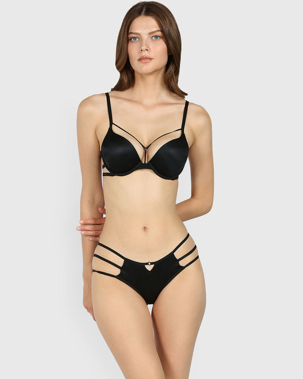 CHEEKY -MICRO BLACK / S