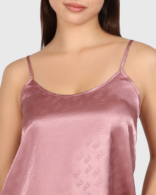 Isla & Evie Sexy Sleep Cami Set Light Pink / S