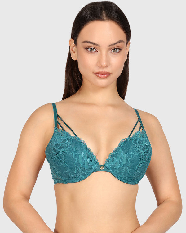 Isla & Evie Obvious Double Pushup Plunge Bra