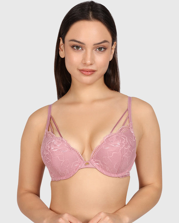 Isla & Evie Obvious Double Pushup Plunge Bra