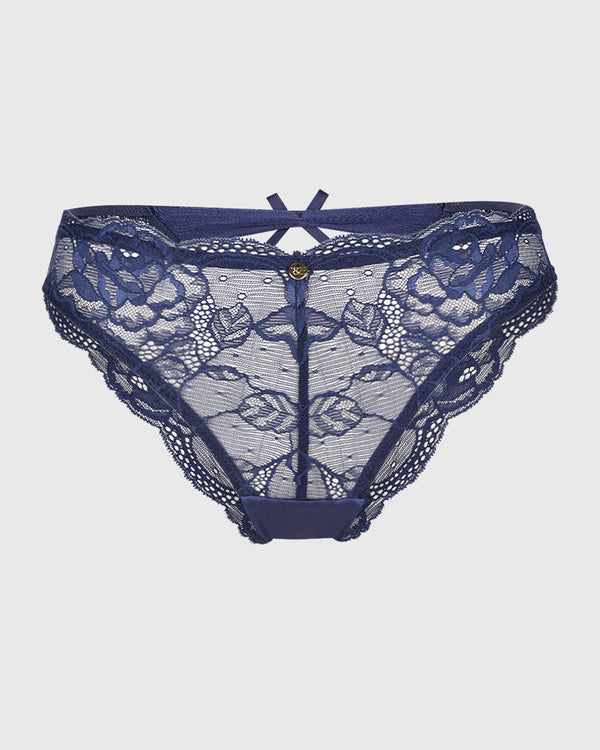 Isla & Evie Sexy Bikini Panty Dark Blue / S