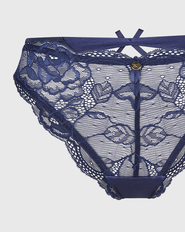 Isla & Evie Sexy Bikini Panty Dark Blue / S