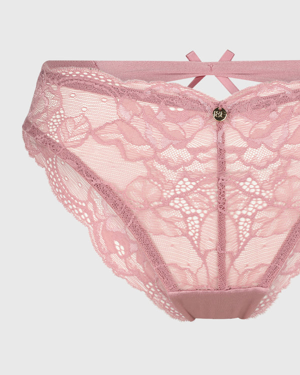 Isla & Evie Sexy Bikini Panty Light Pink / S