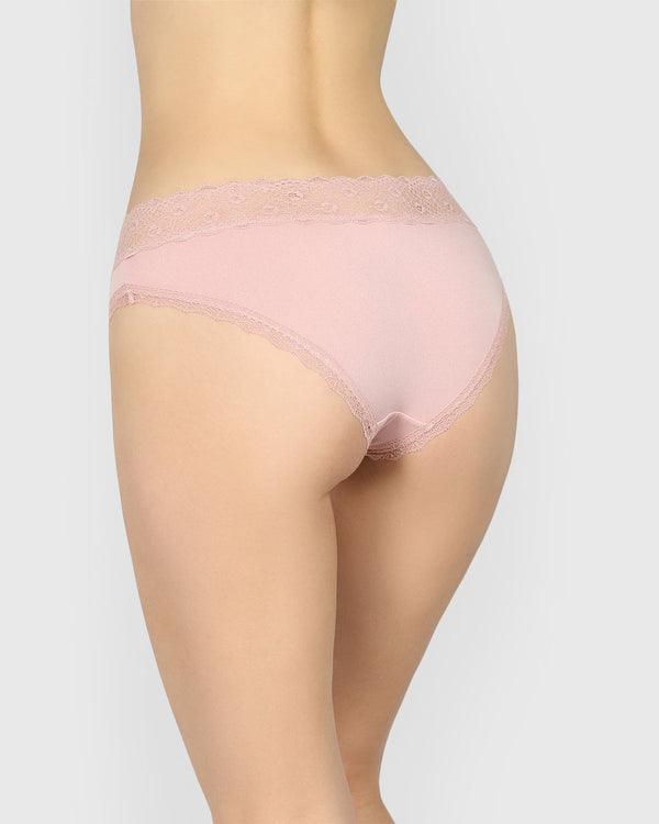 Isla & Evie Trend Trendy Hipster Panty PALE MAUVE / S