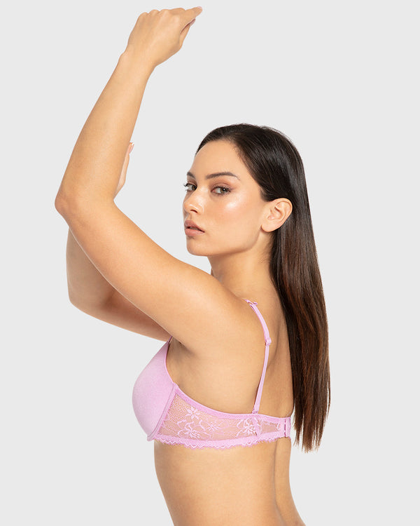 Isla & Evie Phalaenopsis Lightly Lined Full Coverage Bra