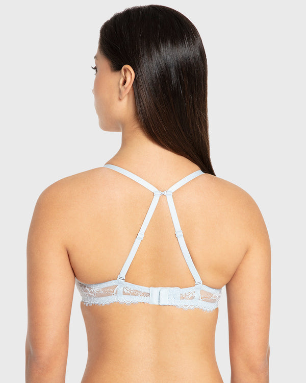 Isla & Evie Skyway Double Push Up Plunge Bra