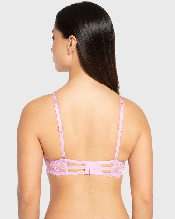 Isla & Evie Phalaenopsis Gel Padded Plunge Bra
