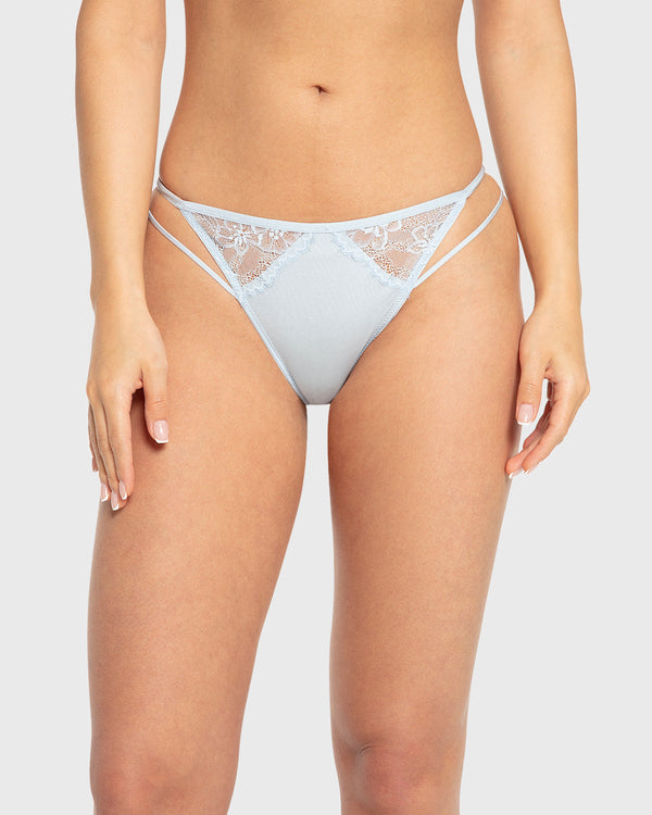 Isla & Evie Skyway Lace And Micro Cheeky