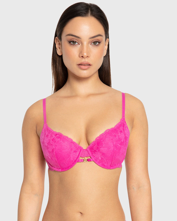Isla & Evie Rose Violet Lightly Lined Full Coverage Bra