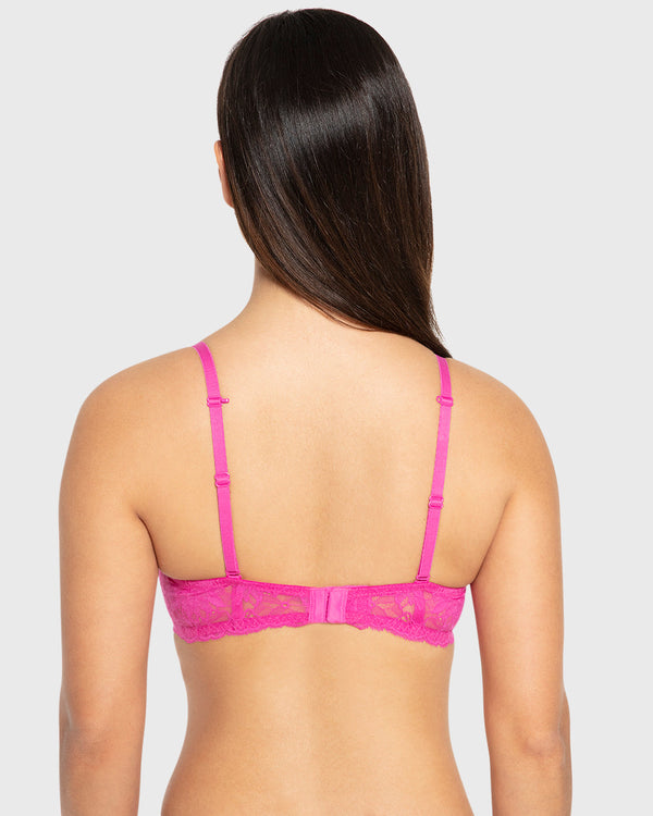 Isla & Evie Rose Violet Lightly Lined Full Coverage Bra