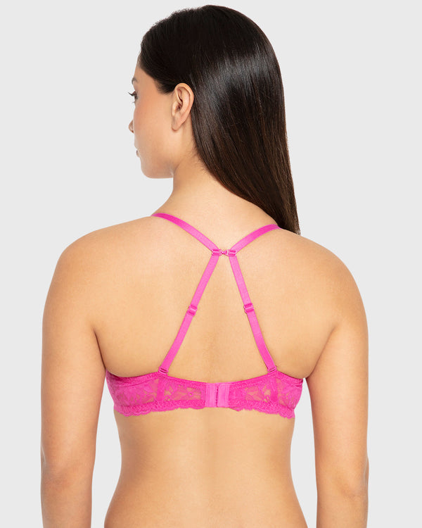 Isla & Evie Rose Violet Lightly Lined Full Coverage Bra
