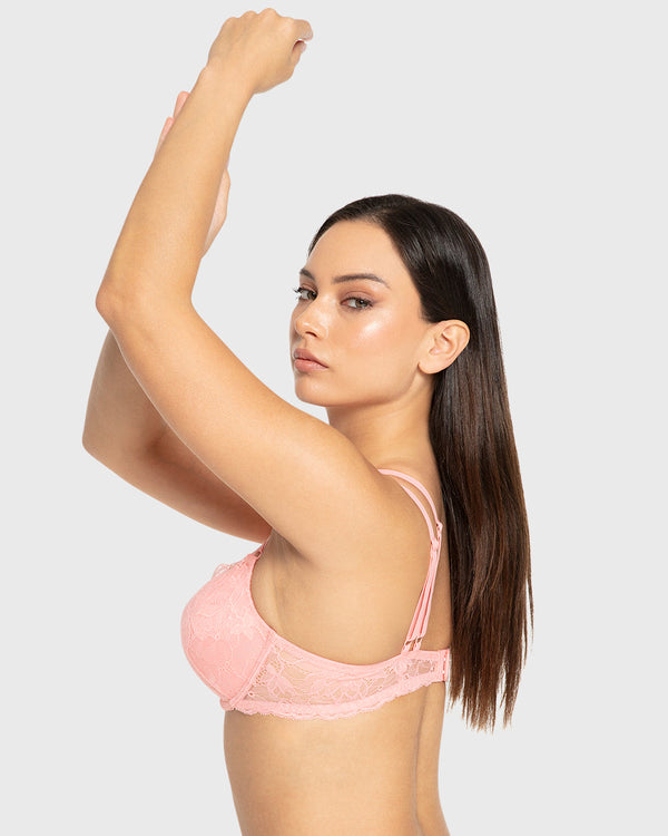 Isla & Evie Murex Shell Double Push Up Plunge Bra