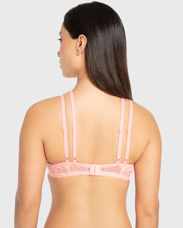 Isla & Evie Murex Shell Double Push Up Plunge Bra