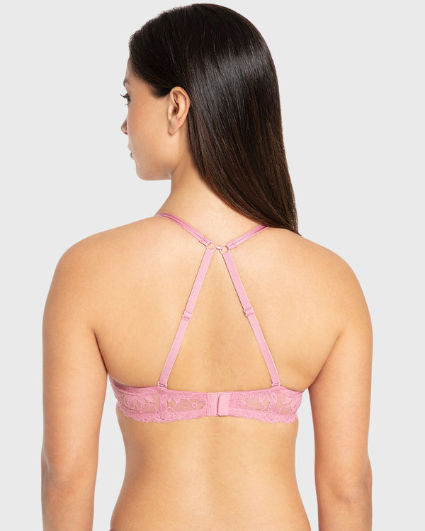 Isla & Evie Foxglove Double Push-Up Plunge Bra