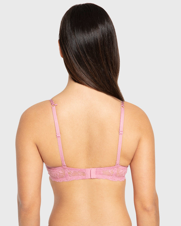Isla & Evie Foxglove Double Push-Up Plunge Bra