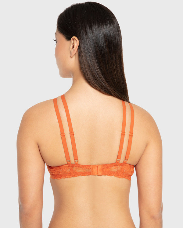 Isla & Evie Spice Route Double Push-Up Plunge Bra