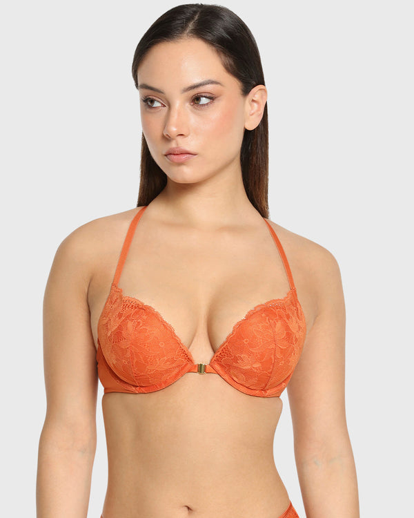 Isla & Evie Spice Route Gel Padded Plunge Bra