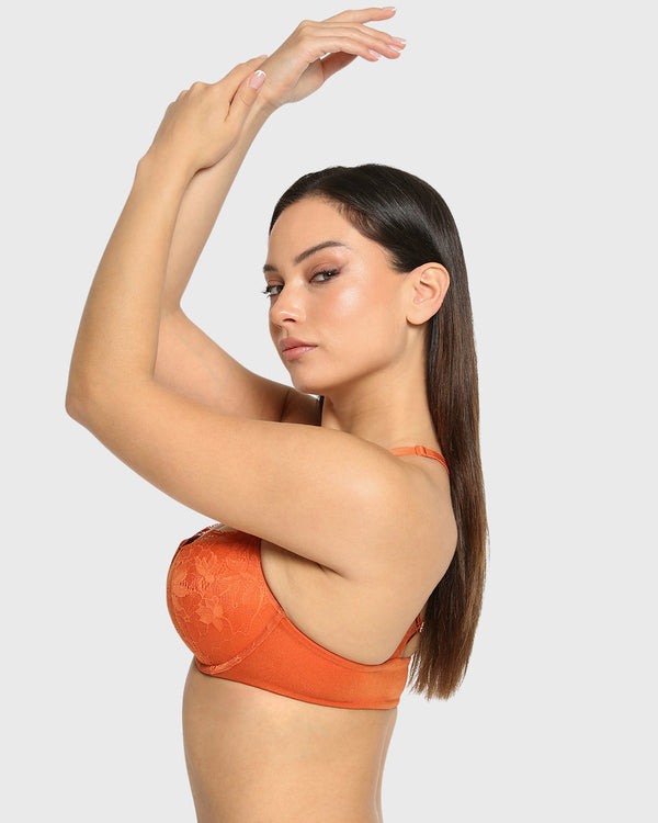 Isla & Evie Spice Route Gel Padded Plunge Bra