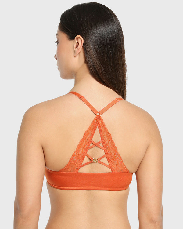 Isla & Evie Spice Route Gel Padded Plunge Bra