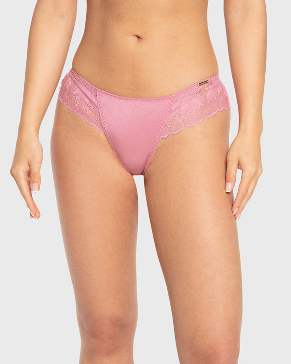 Isla & Evie Foxglove Lace Thong